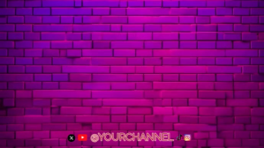 Pink Neon Like, Share, Subscribe, YouTube Intro outro animation Präsentation (16:9) template