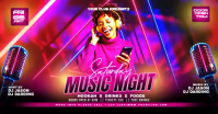 Merah Muda Music Night Event Imagen Compartida en Facebook Template
