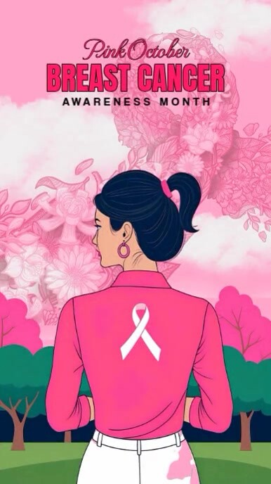 Plantilla de Pink October Breast Cancer Awareness Month | PosterMyWall