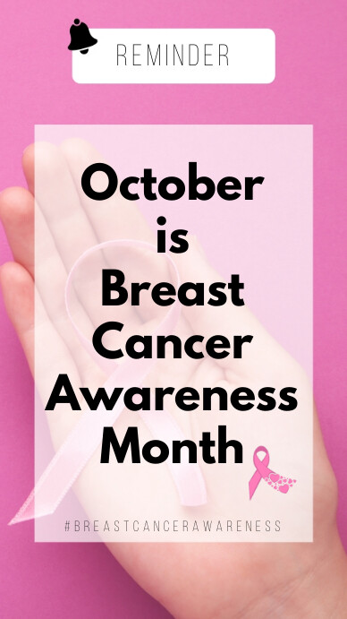 Pink October / Breast Cancer Template | PosterMyWall