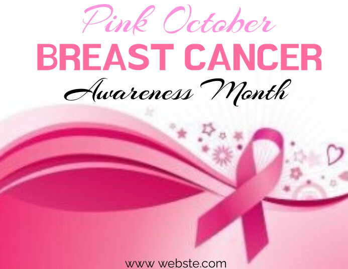 Plantilla de Pink October breast cancer | PosterMyWall