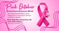 pink October Facebook Ad template