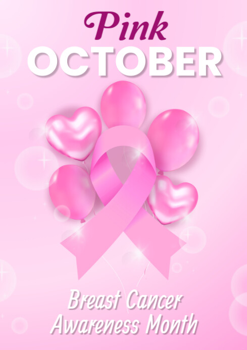 Plantilla de Pink October | PosterMyWall