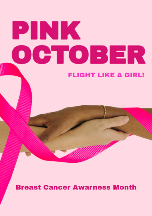 Pink October Template | PosterMyWall