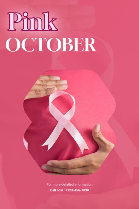 Pink October Templat | PosterMyWall