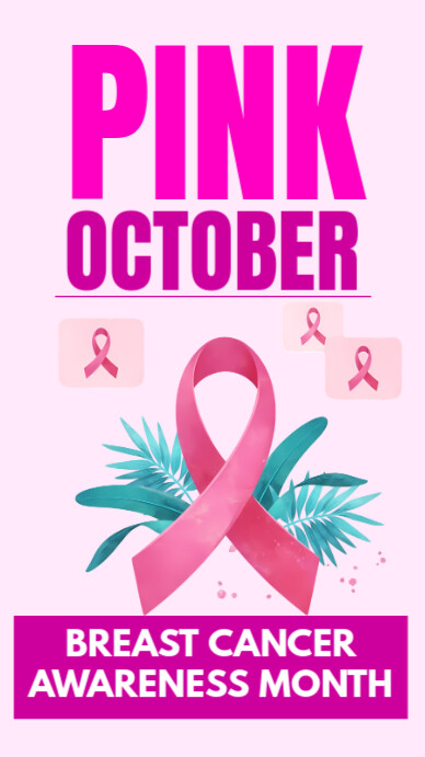 Plantilla de pink october | PosterMyWall