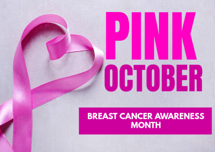 pink october Template | PosterMyWall