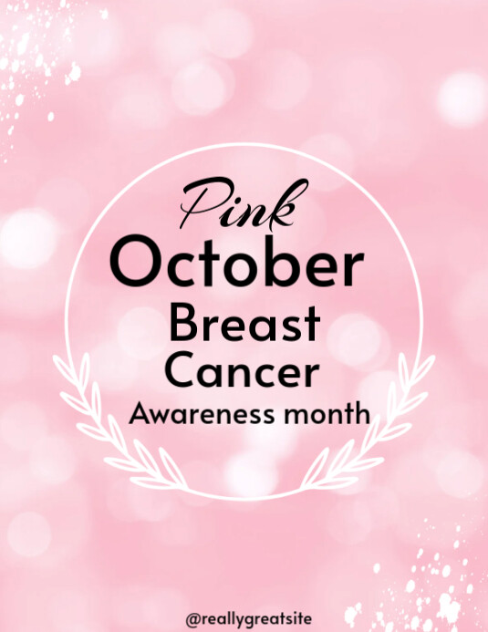 Copy of Pink October Flyer Template 2024 | PosterMyWall