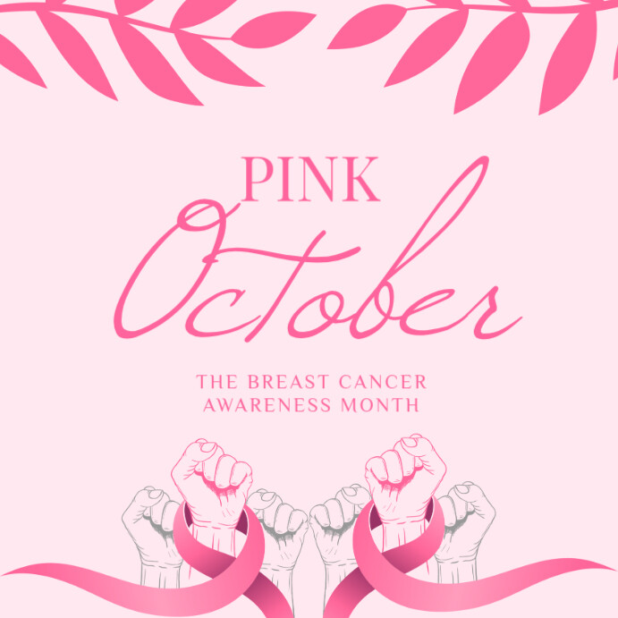 Pink October Instagram Post Template | PosterMyWall