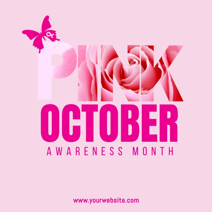 Plantilla de pink october instagram post | PosterMyWall