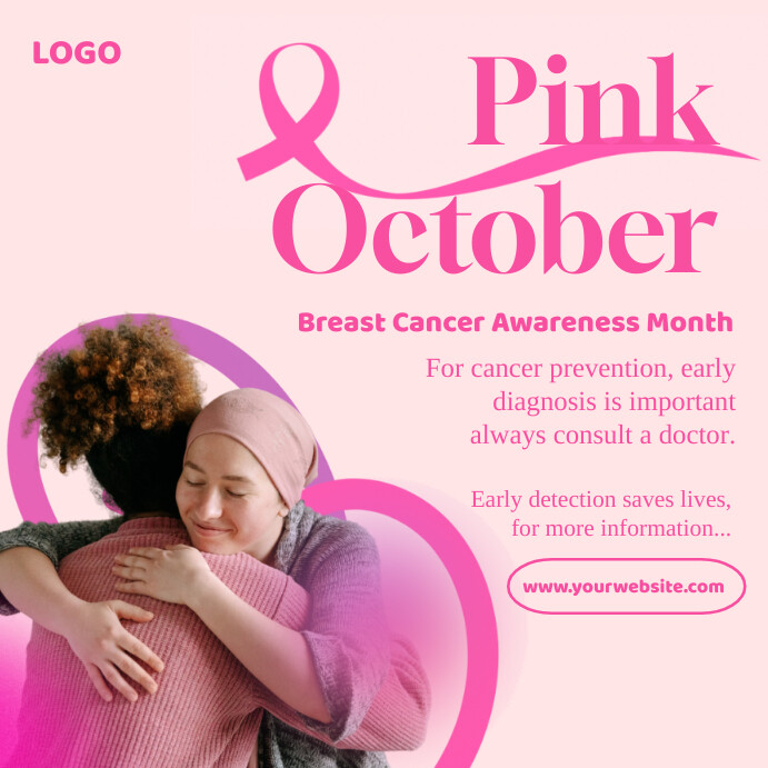 Copy of Pink october poster | PosterMyWall