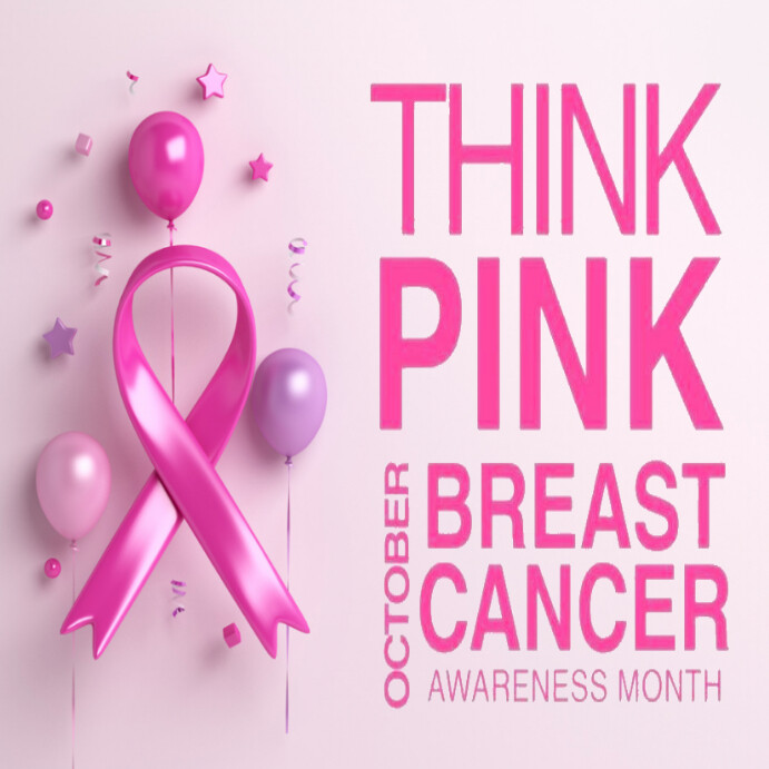 Pink october poster Template | PosterMyWall