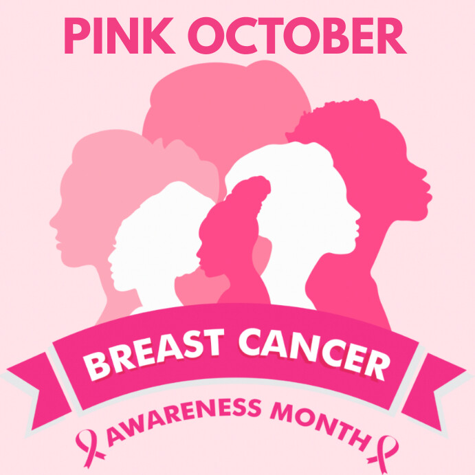 Pink october poster Template | PosterMyWall