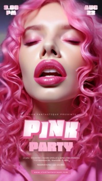 Pink Party Ad Template | PosterMyWall