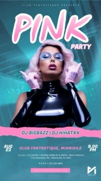 Pink Party Ad Template | PosterMyWall