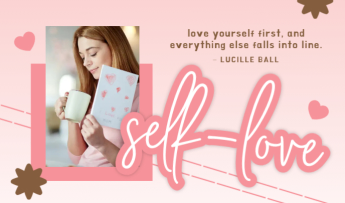 Modèle Pink Pastel Self Love Tag | PosterMyWall