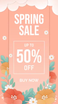 Pink Pastel Spring Instagram Story template