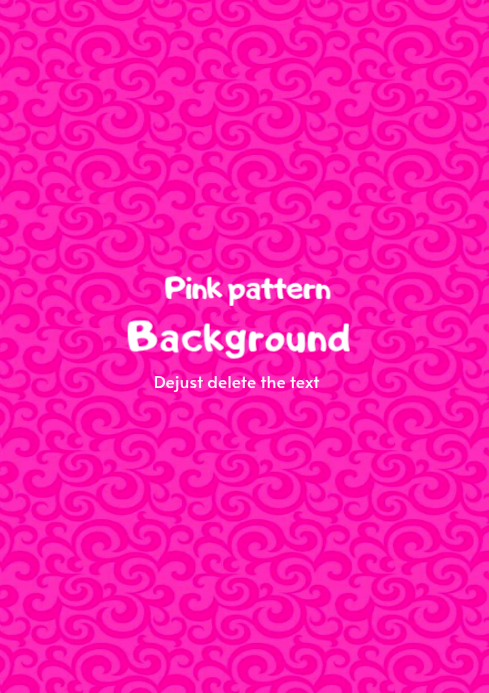 Pink Pattern Background A4 Template | PosterMyWall