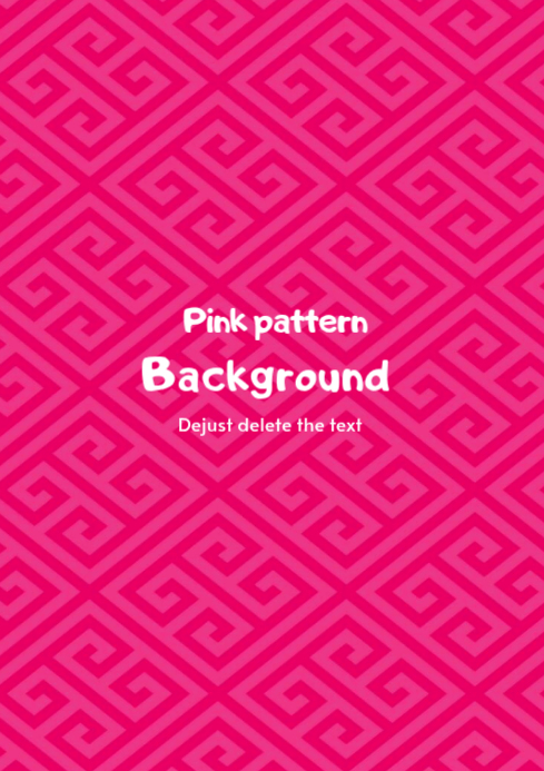 Copy of Pink Pattern Background | PosterMyWall