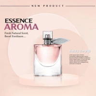 Pink Perfume Instagram Quadrat (1:1) template