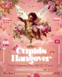 Pink Post-Valentine's Day R&B Party Instagram Portrait template