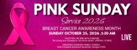 Rosa Breast Cancer Awareness Facebook-coverfoto Template