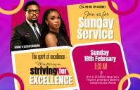 Pink Professional Church Flyers  Tabloid template
