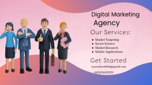 Pink Professional Digital Marketing Place  Digital Display (16:9) template