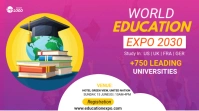 Pink Professional Education Expo Digital Display (16:9) template