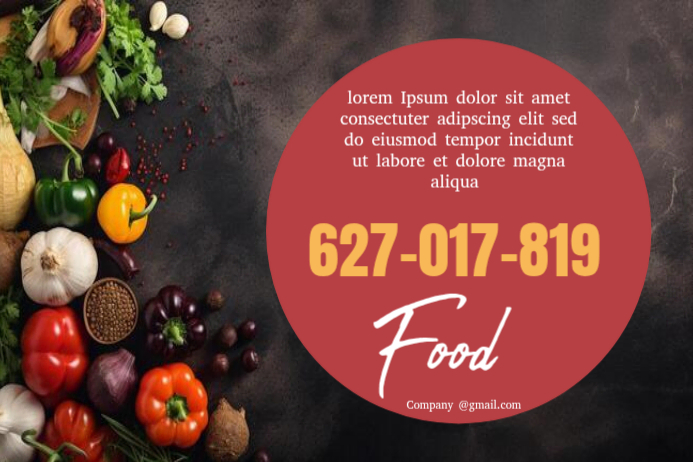 Plantilla de Pink Professional Food Label Label | PosterMyWall
