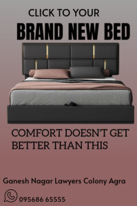 Pink Professional Furniture  Poster template