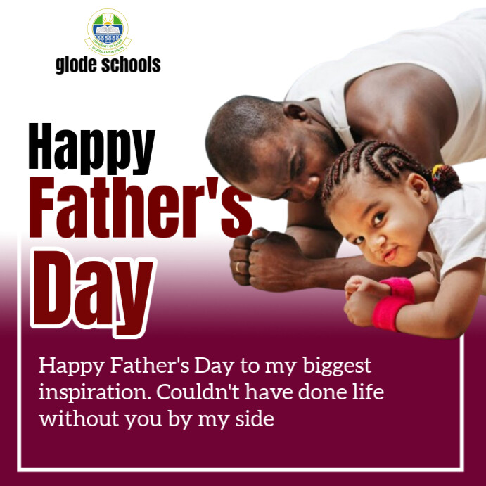 Pink Professional International Father's Day Celebration  Instagram Post template