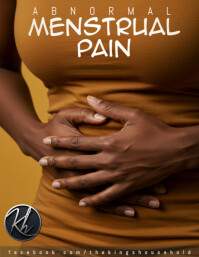 Pink Professional Menstrual Pain Flyer (us Letter) template