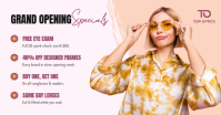 Rosa Optical Store Grand Opening Immagine condivisa di Facebook Template - Page 2