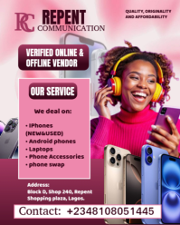 Pink Professional Phone Gadget And Communication  Instagram Portrait template