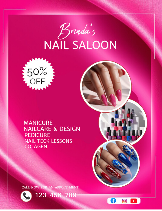 Pink Professional Pink Beauty Flyer (us Lette Template | PosterMyWall