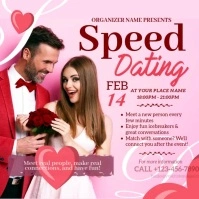 Pink Professional Speed Dating  Instagram Post template