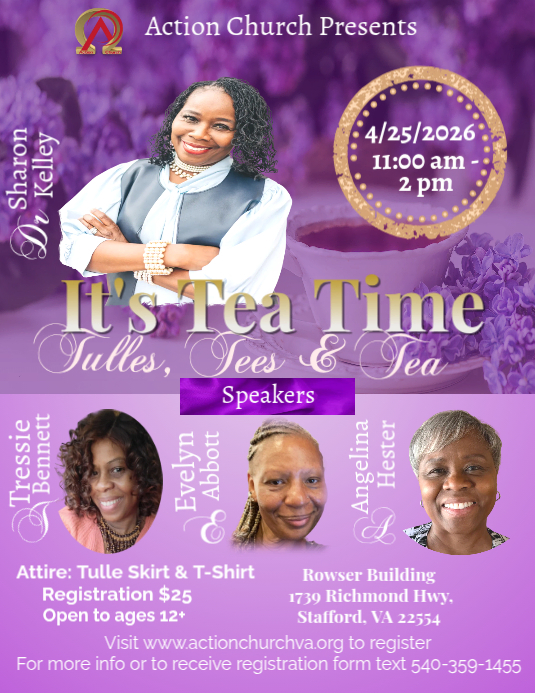 Pink Purple Tea Party Event Flyer Template | PosterMyWall