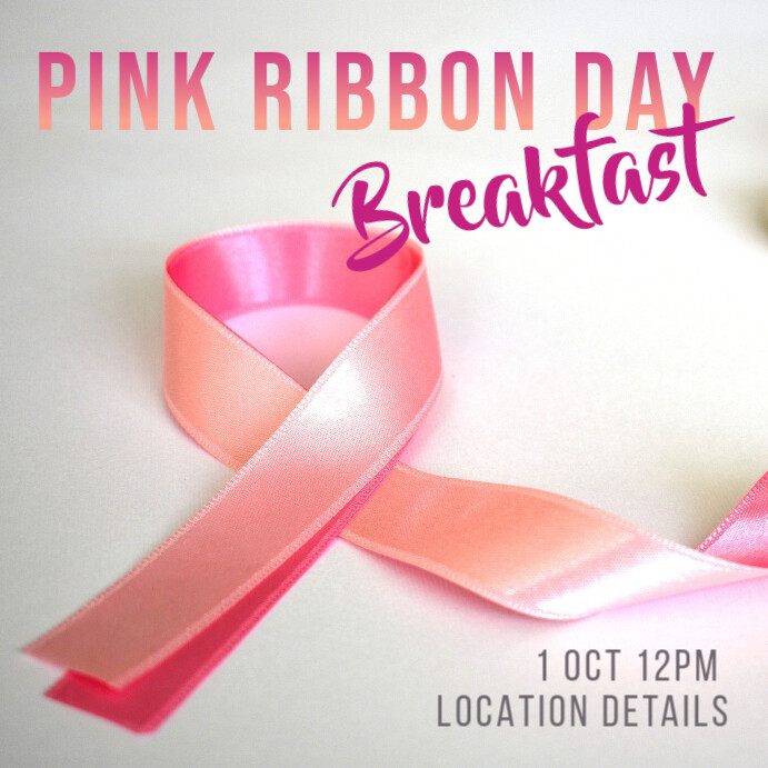 Copy of Pink Ribbon Day | PosterMyWall