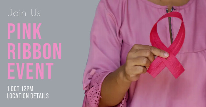 Pink Ribbon Template | PosterMyWall