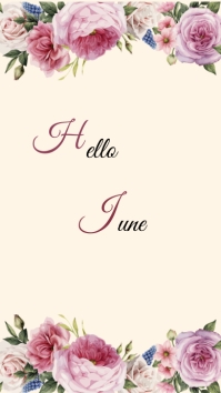 Hello june Template | PosterMyWall