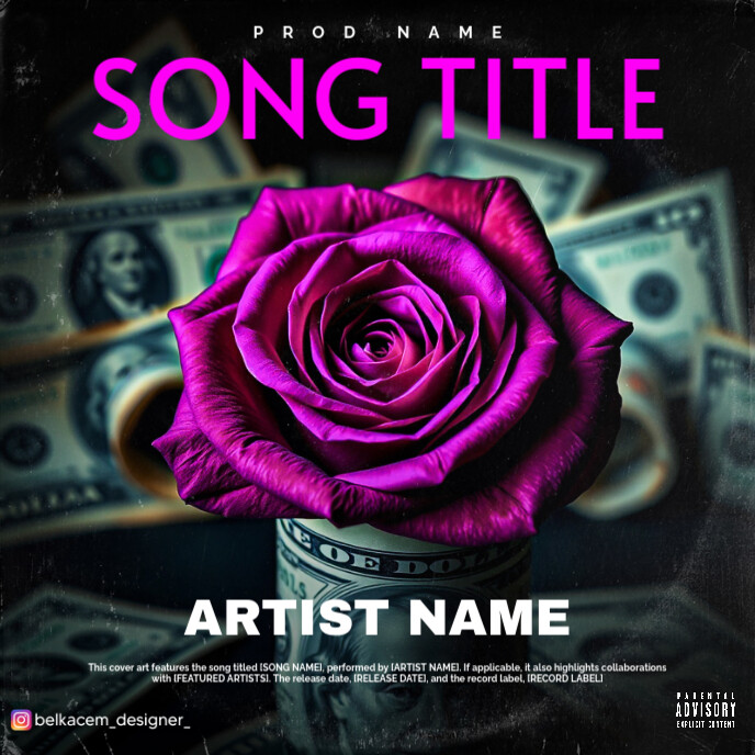 Copy of Pink Roses Album cover art | PosterMyWall