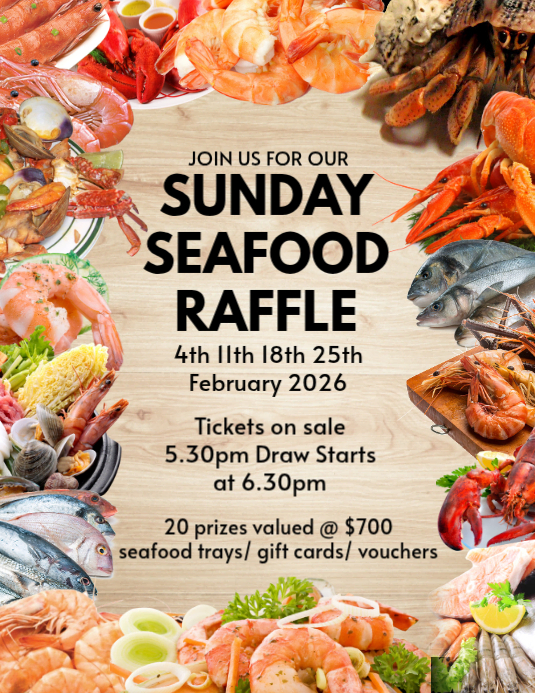 Fish Theme Raffle Pink Seafood Raffle Event Flyer Template | PosterMyWall