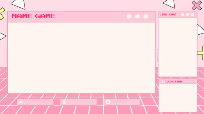 Copy of Pink twitch streaming template | PosterMyWall