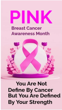 Pink Breast Cancer Awareness Digitalt display Template