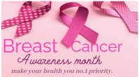 Pink Typographic Breast Cancer  Digital Display (16:9) template