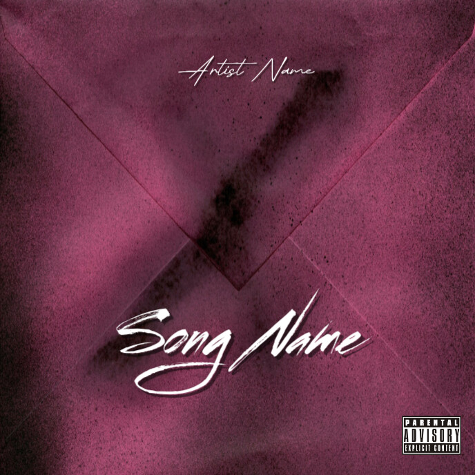 Copy of Pink Typographic Mixtape Cover Album Cover | PosterMyWall