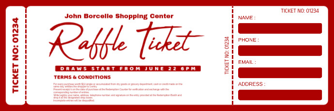 Ticket Raffle Lettering Pink Typographic Raffle Ticket | Raffle Ticket Contast Twitter Banner ...