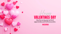 Pink Valentine's Day Digital Display template