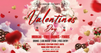 Pink Valentine's Day Event Facebook Shared Image template